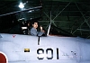1997年7月に行われた学生訓練の視察に行きました。F15戦闘機のコックピットに座りました。（千歳基地-航空自衛隊）