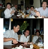 すすきの・海鮮飲み屋で飲み会を開催。梶さん、平沖先生、松田さん、丹所さん、竹腰さん、<BR>私、武田先生、堀君（写ってないけど）、いつもにぎやかです。