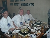 Sapporo Beer Hall, get a picture of Prof. Asakura, Prof. Ando (NMR president), Prof. emeritus Hikichi