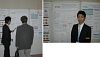 A student of the graduated school, Mr. Murata show his study at the International Rubber Conference 2005.