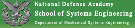 National Defense Academy Mechanlcal Systems engineering