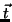 $\vec{t}$